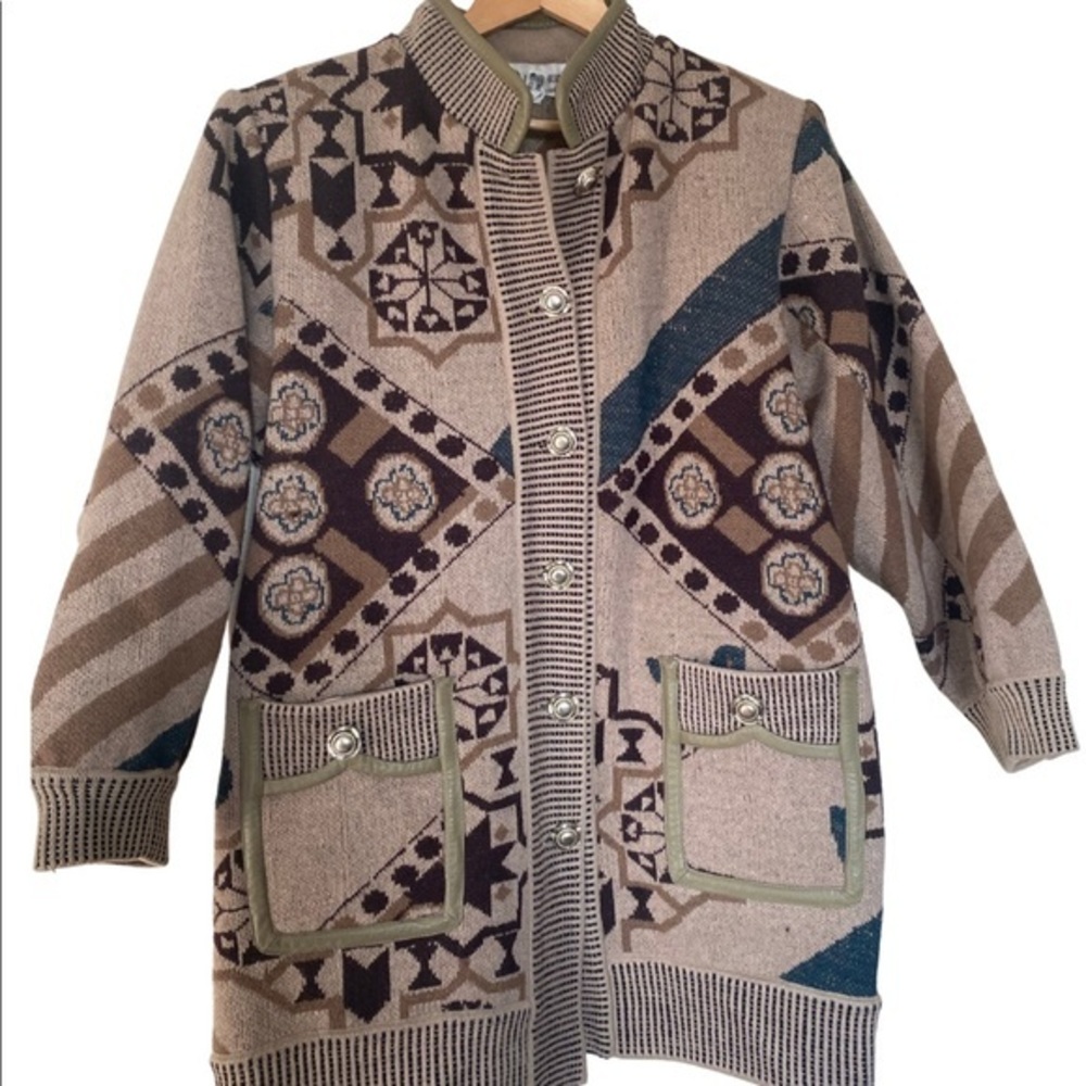 Vintage 100% wool 70/80s jacket boho